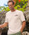 Pearl Harbor Aviation Museum Pearl Harbor Birdseye View - Coconut Dyed Short Sleeve Crewneck T-Shirt