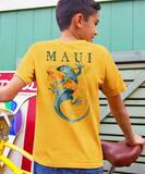 Gecko Watercolor - Pineapple Dyed Short Sleeve Crewneck T-Shirt