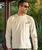 Woodcut Scenic - Coconut Dyed Long Sleeve Crewneck T-Shirt