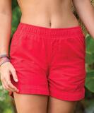 Candy Apple Red Dyed Shoreline Twill Shorts