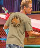 Malama Land And Sea - Kona Coffee Dyed Short Sleeve Crewneck T-Shirt