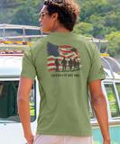 Freedom Is Not Free - Hemp Dyed Short Sleeve Crewneck T-Shirt