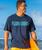 Kohola Stripe - Navy Short Sleeve Crewneck T-Shirt