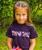 Blackberry Floral - Blackberry Dyed Short Sleeve Crewneck T-Shirt