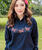 Tribal Butterfly Band - Navy Long Sleeve Lightweight Pullover