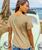 Honu Nalu Circle - Kona Coffee Dyed Short Sleeve Scoop Neck T-Shirt