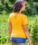 Tropical Canoe Paradise - Honey Dyed Short Sleeve Scoop Neck T-Shirt