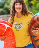 Volkswagen Be Happy - Pineapple Dyed Short Sleeve Crewneck T-Shirt
