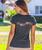 Orchid Floral Band - Jet Black Short Sleeve Pima T-Shirt