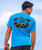 La Sirena - Blue Hawaii Dyed Short Sleeve Crewneck T-Shirt