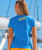 Humu Tribal - Blue Hawaii Dyed Short Sleeve Crewneck T-Shirt