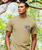 Discovery Channel Snow Leopard - Kona Coffee Dyed Short Sleeve Crewneck T-Shirt