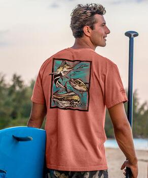 Pelagic Kings - Chile Dyed Short Sleeve Crewneck T-Shirt