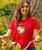 2023 Rabbit - Candy Apple Red Dyed Short Sleeve Crewneck T-Shirt