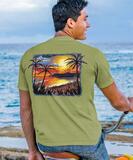 Sunset Splash - Hemp Dyed Short Sleeve Crewneck T-Shirt