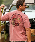 Year Of The Tiger 2022 - Chile Dyed Short Sleeve Crewneck T-Shirt