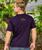 B. Kliban Fall Breeze - Blackberry Dyed Short Sleeve Crewneck T-Shirt