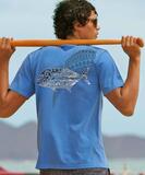 Go Fish Ulua - Blue Hawaii Dyed Short Sleeve Crewneck T-Shirt