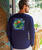 Koi Luck - Indigo Long Sleeve Pima T-Shirt