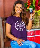 Apres Ski Winery - Blackberry Dyed Short Sleeve Crewneck T-Shirt