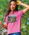 B. Kliban Play Date Cats - Paradise Red Dyed Short Sleeve Crewneck T-Shirt