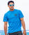 La Sirena - Blue Hawaii Dyed Short Sleeve Crewneck T-Shirt