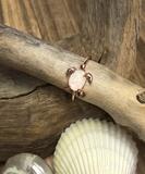 Puravida Rose Gold Opal Sea Turtle Ring