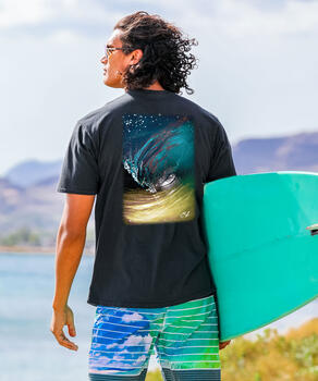 Clark Little Night Magic - Black Short Sleeve Crewneck T-Shirt