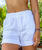White Shoreline Twill Shorts