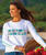 Honu Sealife Band - White Long Sleeve Crewneck T-Shirt