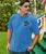 Island Style Honu - Blue Hawaii Dyed Short Sleeve Crewneck T-Shirt