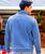 Tribal Sunset Honu - Blue Heather Long Sleeve Mountain Peak Pullover