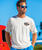 Tribal Eagle Flag - Coconut Dyed Short Sleeve Crewneck T-Shirt