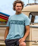 Reef Blue Band - Cool Blue Short Sleeve Pima T-Shirt