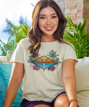 Dream Destination - Coconut Dyed Short Sleeve Crewneck T-Shirt