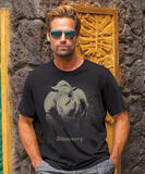 Discovery Channel Black Rhino - Jet Black Short Sleeve Pima T-Shirt