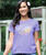 Sand Dollar Circle - Lavender Dyed Short Sleeve Crewneck T-Shirt