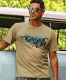 Dragon Crossing - Kona Coffee Dyed Short Sleeve Crewneck T-Shirt