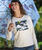 B. Kliban Cats In Clouds - Coconut Dyed Long Sleeve Crewneck T-Shirt