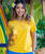Pineapple Quilt - Pineapple Dyed Short Sleeve Scoop Neck T-Shirt