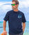 Clark Little Soaring - Navy Short Sleeve Crewneck T-Shirt