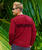 Maori Band - Rugby Red Long Sleeve Pima T-Shirt