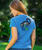 B. Kliban Earth Cat - Blue Hawaii Dyed Short Sleeve Crewneck T-Shirt