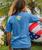 Aloha Seahorse - Blue Hawaii Dyed Short Sleeve Crewneck T-Shirt