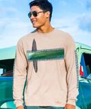 Kekaha Band - Kona Coffee Dyed Long Sleeve Crewneck T-Shirt
