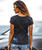 Honu Paradise - Jet Black Short Sleeve Pima T-Shirt