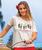 Slipper Ornaments - Coconut Dyed Short Sleeve Scoop Neck T-Shirt