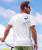 The Chase - White Short Sleeve Pima T-Shirt