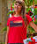 Koolau Christmas Palms - Candy Apple Red Dyed Short Sleeve Crewneck T-Shirt