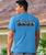 Wave Band - Blue Hawaii Dyed Short Sleeve Crewneck T-Shirt